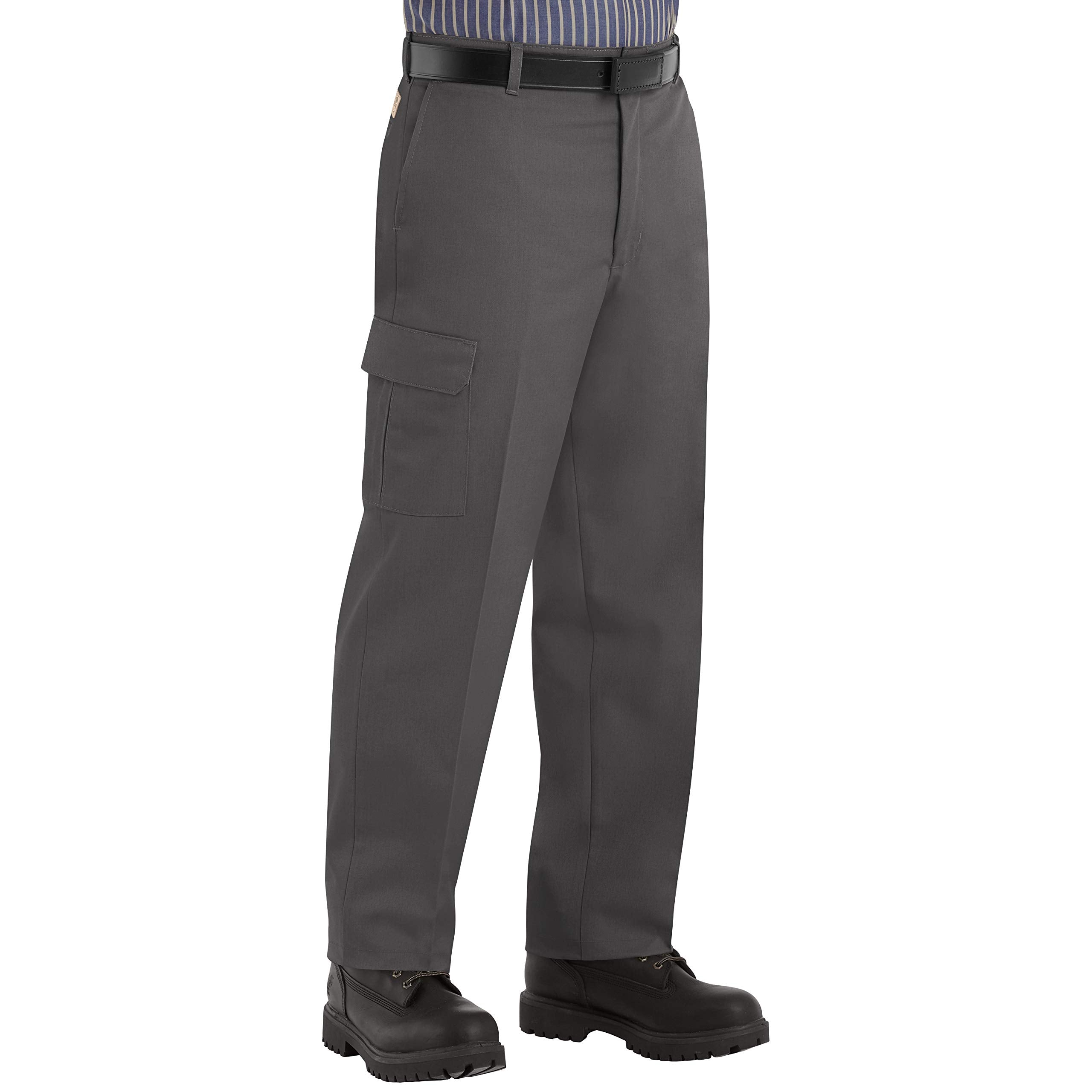 Red Kap Mens Industrial cargo Pant, charcoal, 32W x 34L