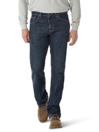 Wrangler Riggs Workwear mens Fr Flame Resistant 20x Vintage Boot Cut jeans, Dark Wash, 32W x 32L US