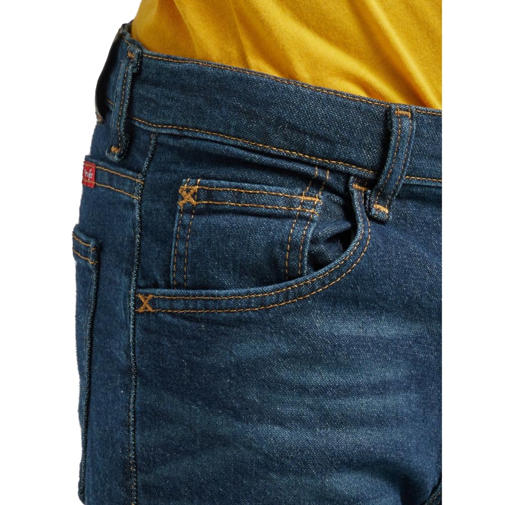 Wrangler Boys' Straight Fit Jean, Dark Night, 5