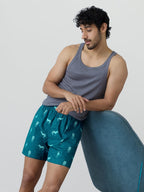 XYXX Mens Super Combed Cotton Remix Printed Boxers [Pack of 2] No-Marks Waistband, Comfort Stretch | Innerwear for Men in Colou