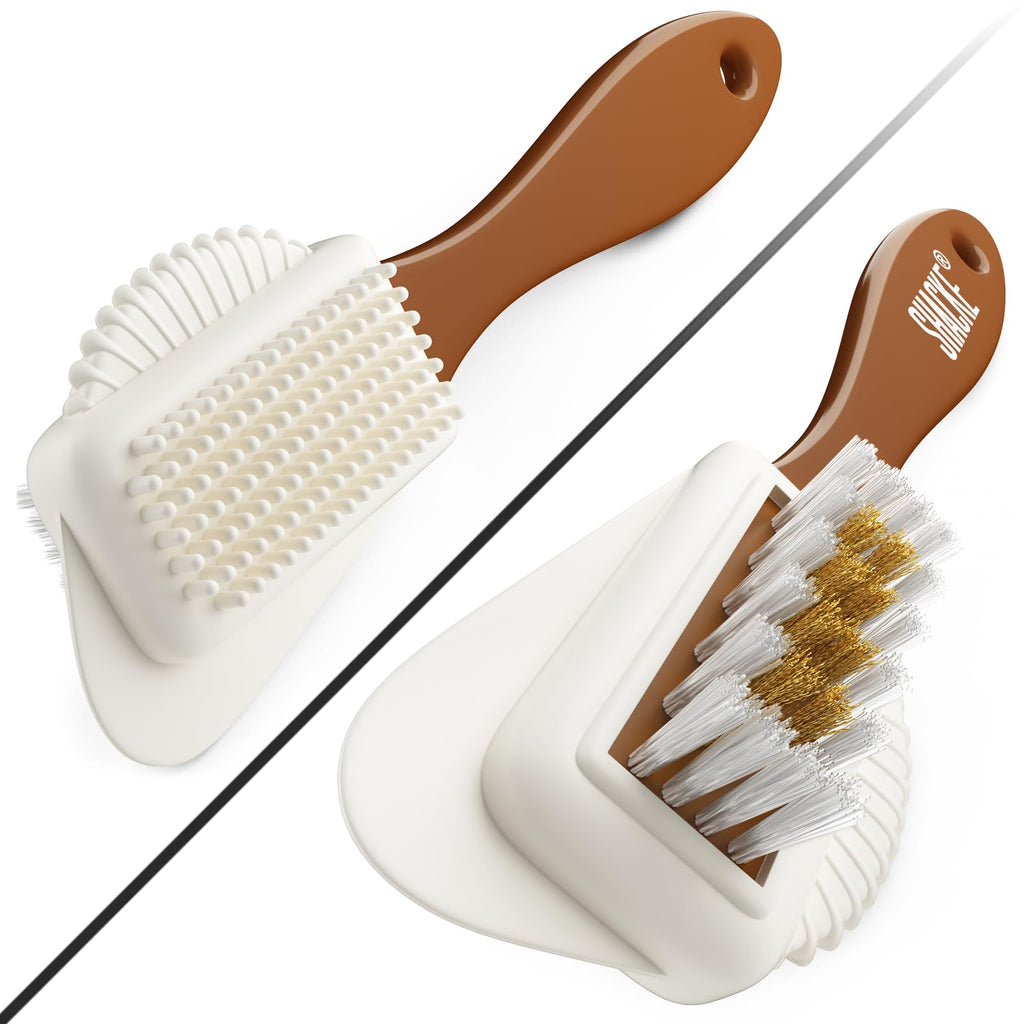 Shacke Suede & Nubuck 4-Way Leather Brush Cleaner