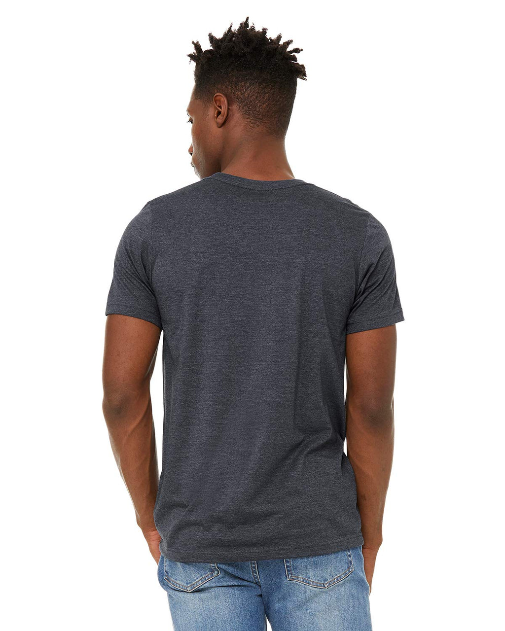 Unisex Sueded T-Shirt - HEATHER RED - XS(D0102H7KE48)