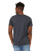 Unisex Sueded T-Shirt - HEATHER RED - XS(D0102H7KET2)