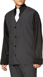 Forum Novelties Men's Roaring 20's Pinstripe Suit Gangster Costume, Black, One Size