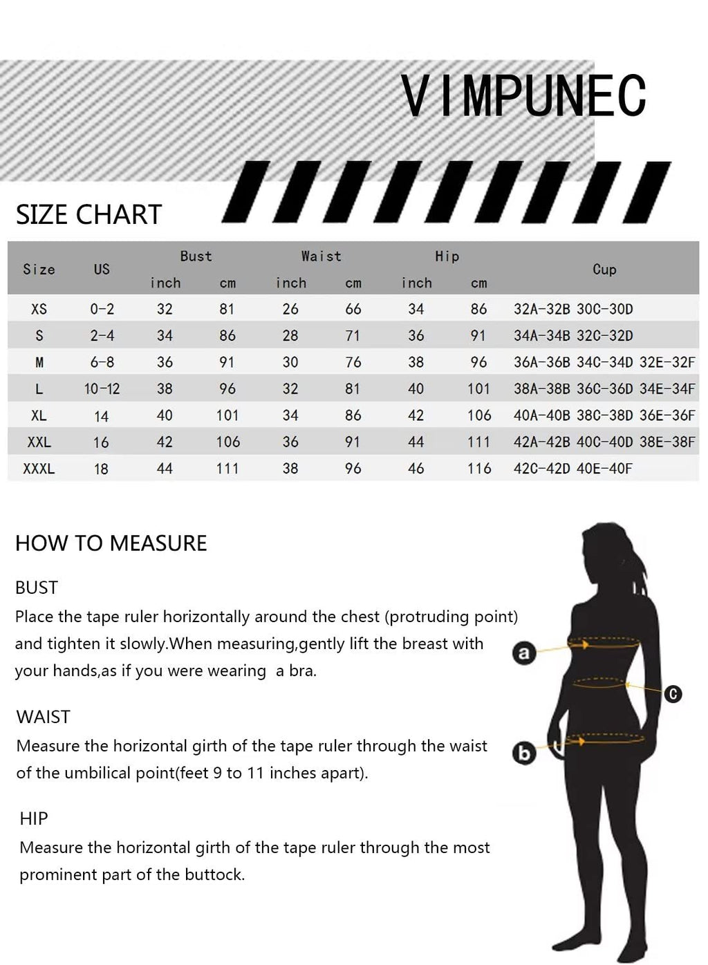 VIMPUNEC Ruffle One Shoulder Swimsuits for Women Striped High Waisted Two Piece Bathing Suits Black Stripes