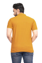 More & More MenS Solid Regular Fit Polo