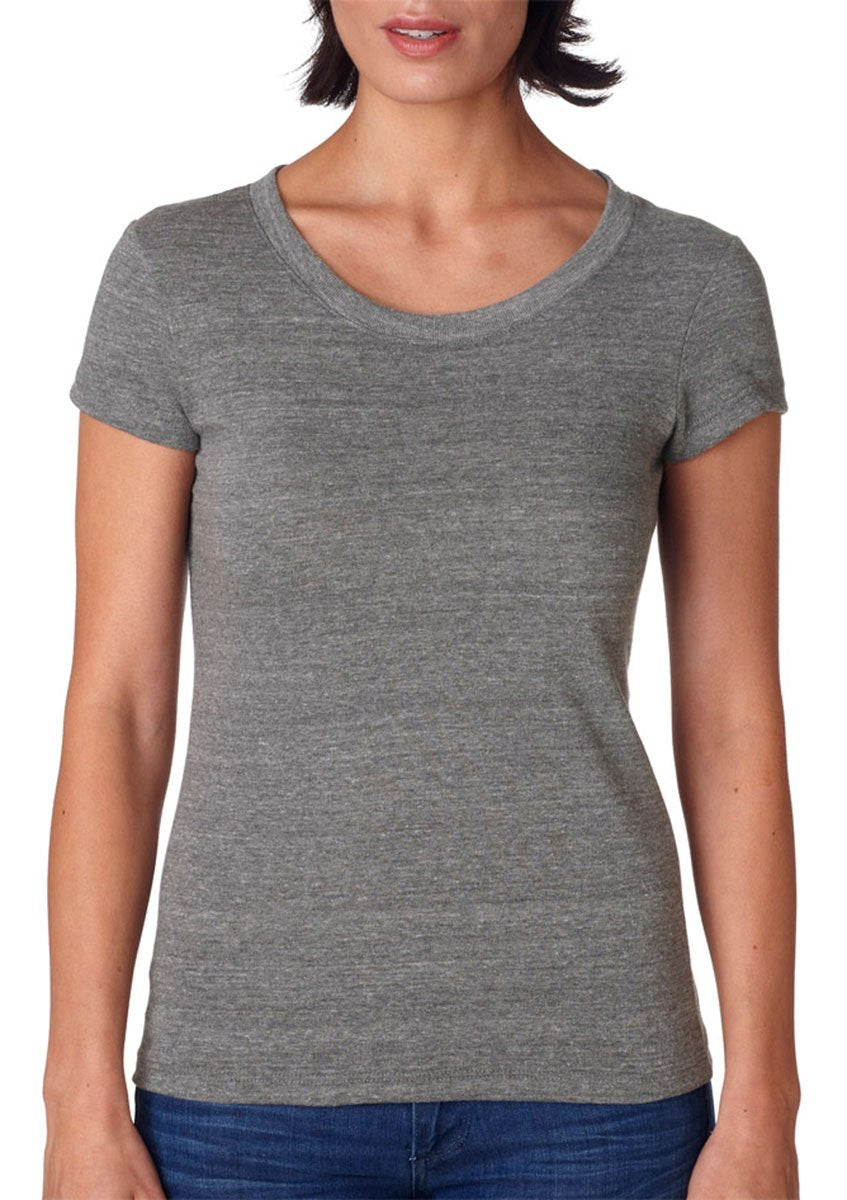 Ladies Triblend Short-Sleeve T-Shirt - cHAR BLK TRIBLND - S(D0102H7WVSX)