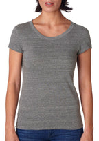 Ladies Triblend Short-Sleeve T-Shirt - cHAR BLK TRIBLND - S(D0102H7WVS2)