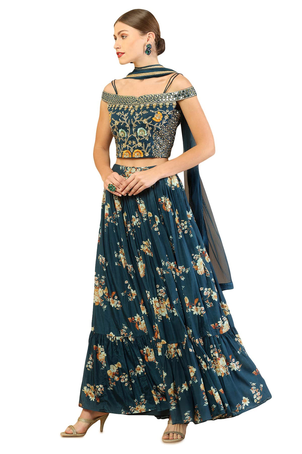 Soch Women Floral Print Ethnic Wear