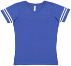 Ladies Football T-Shirt - BLAcK WHITE - 2XL(D0102H2HEWW)