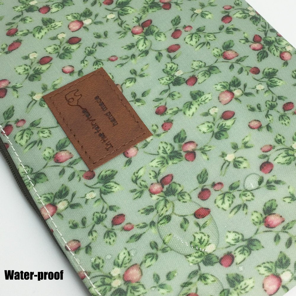 Hunger Green Flowers Make-Up Cosmetic Bag Carry Case, 14 Patterns (P11417017)