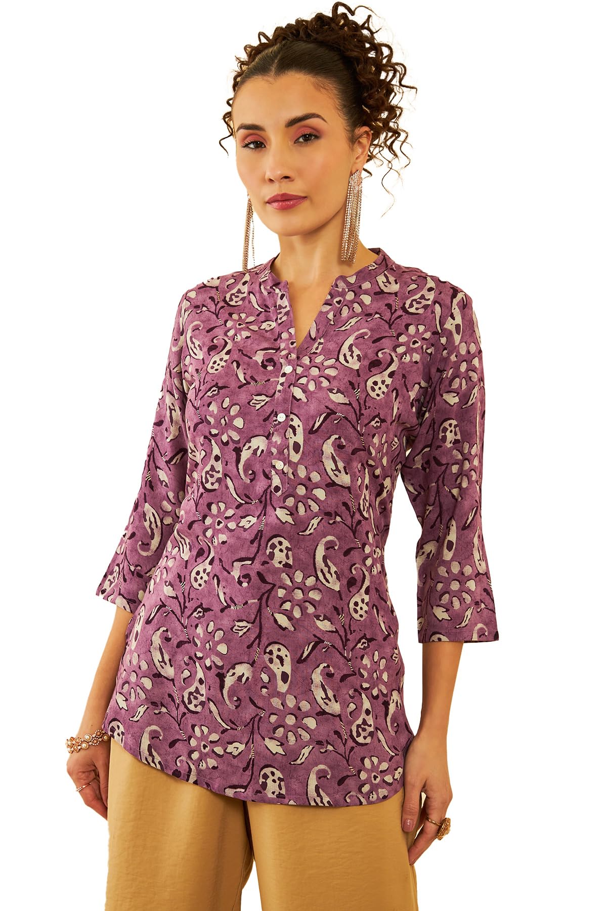 Soch Women Rayon Regular Fit T-Shirt