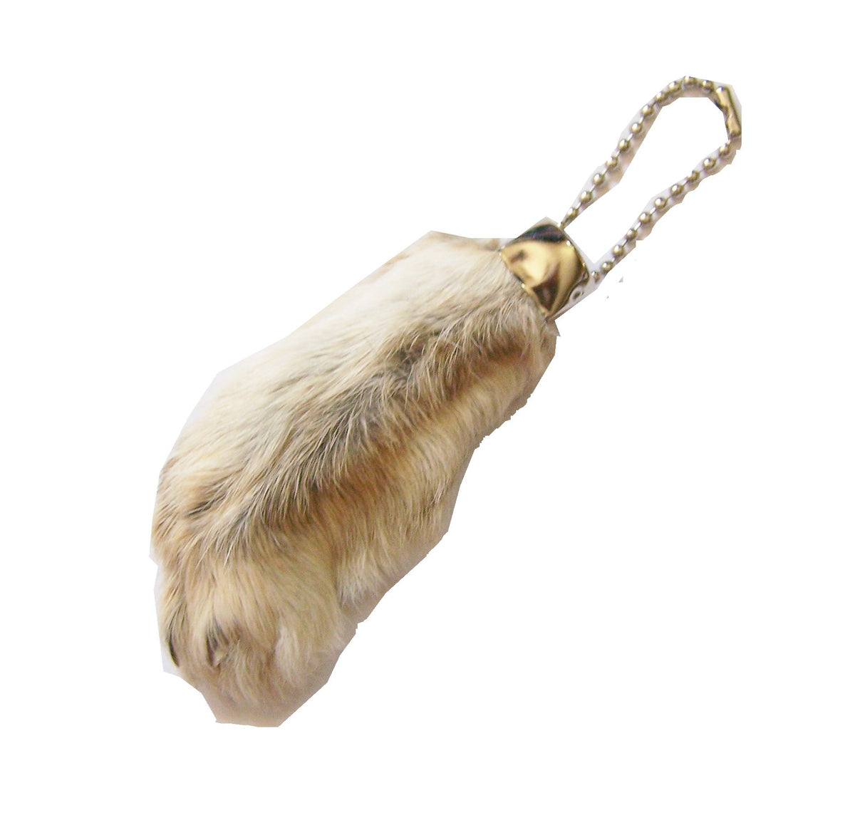 Small Rabbit Foot Keychain All Natural Lucky Rabbit Foot Keychain (Natural White) – Wardrobecrush
