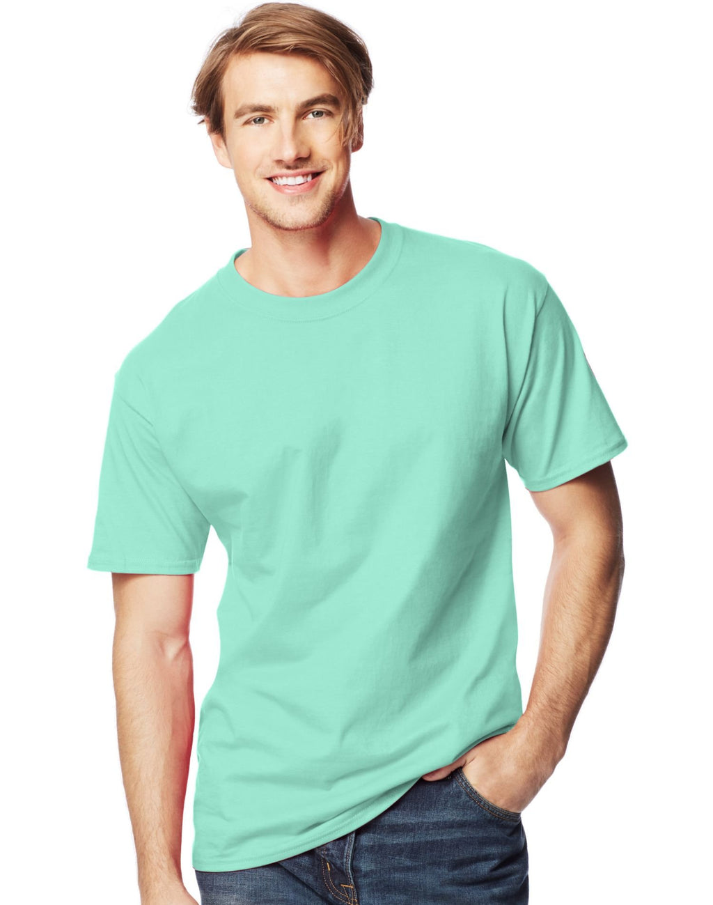 Unisex Beefy-T T-Shirt - SMOKE gRAY - S(D0102H7D02P)