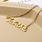 Yiyang Gold Name Necklace Chain Christmas Birthday Gifts for Women Allie