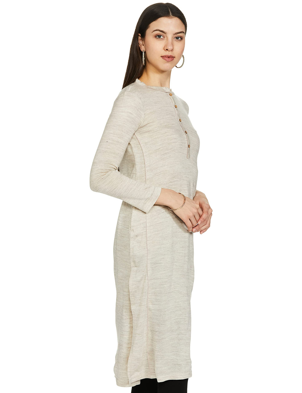 Aurelia Women'S Wool Straight Fit Kurta