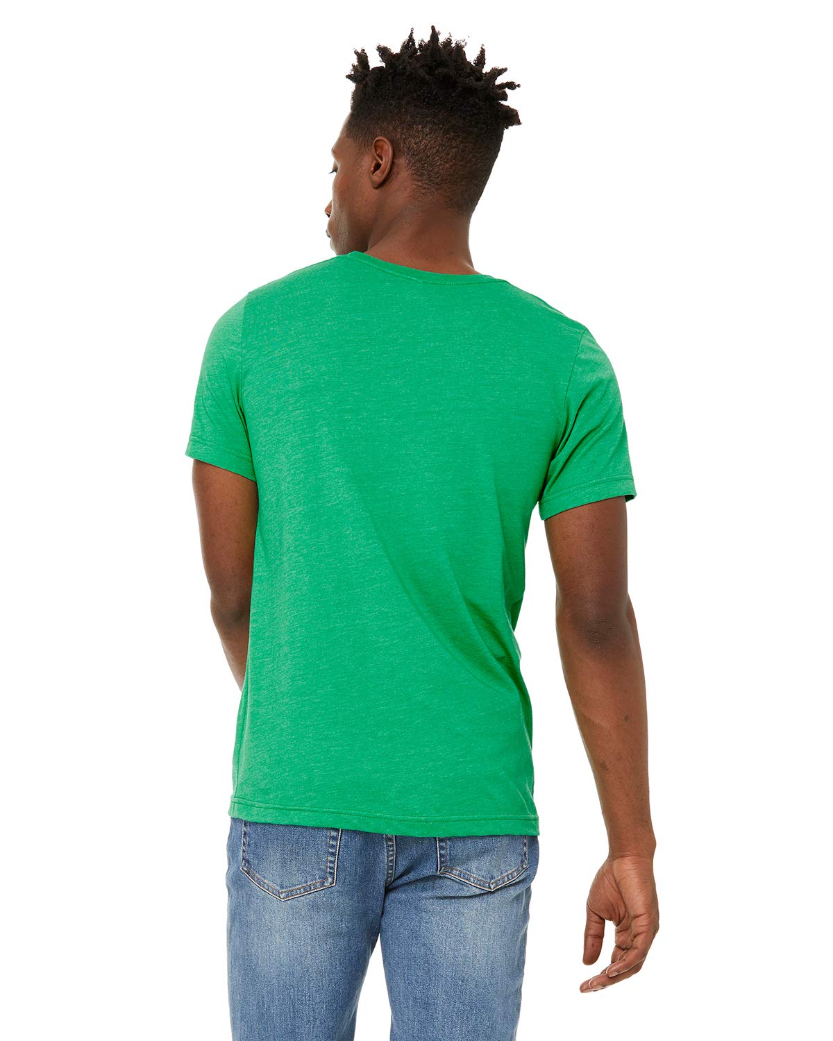 Unisex Sueded T-Shirt - HEATHER RED - XS(D0102H7KPEJ)