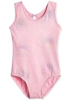 HOZIY Pink Ballet Leotards for Girls Tutu 3t 4t Toddler Gymnastics Sleeveless Summer