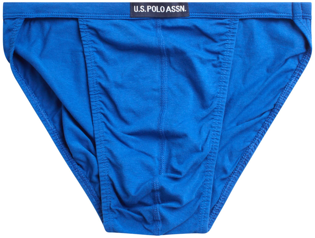 U.S. Polo Assn. Men's Underwear - 12 Pack Low Rise String Bikini Briefs (S-XL), Size Large, RedBlueHeather GreyMagenta