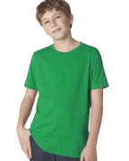 Youth Boys cotton crew - KELLY gREEN - XS(D0102H7NPT6)