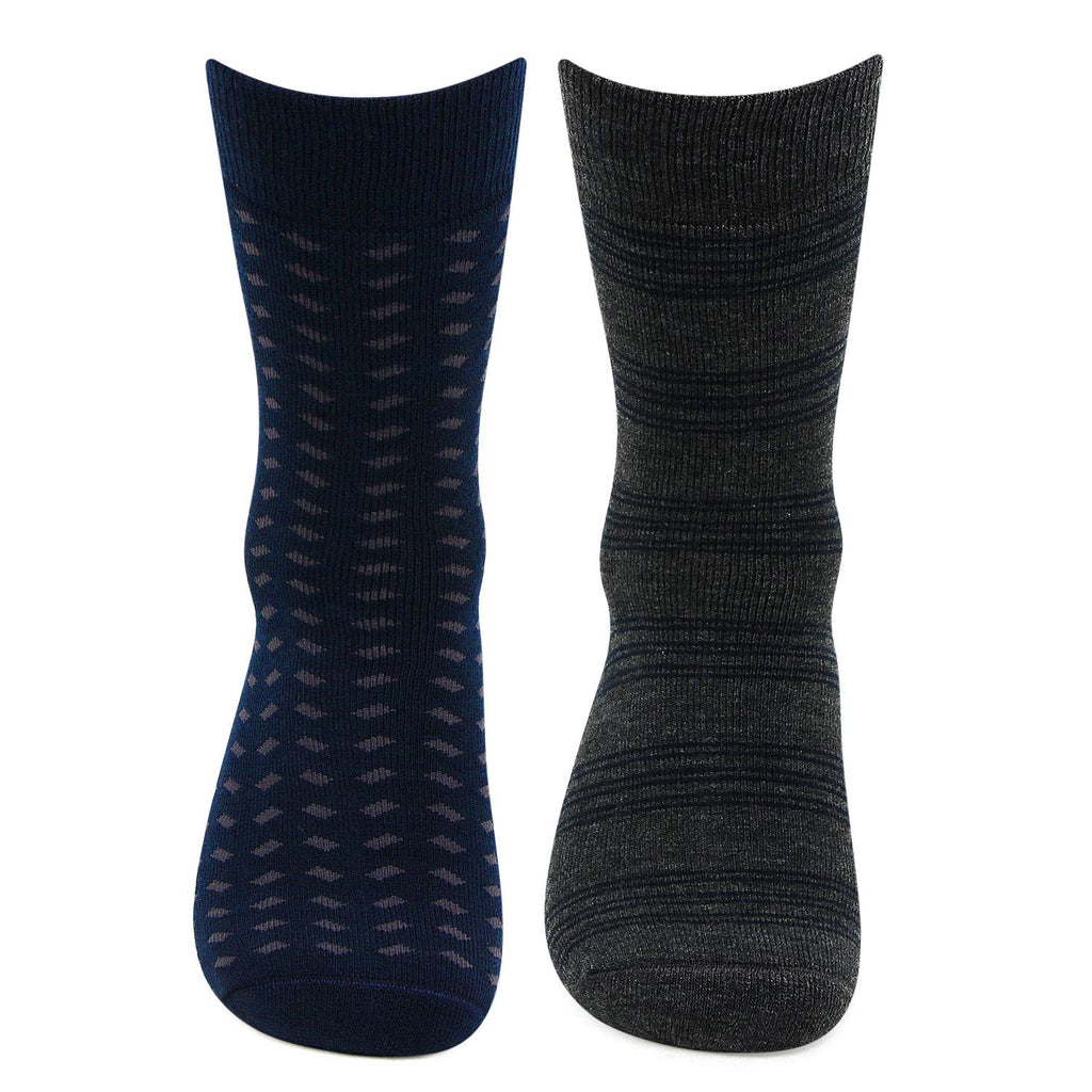 Bonjour Mens Cushioned Woollen Crew Length Socks