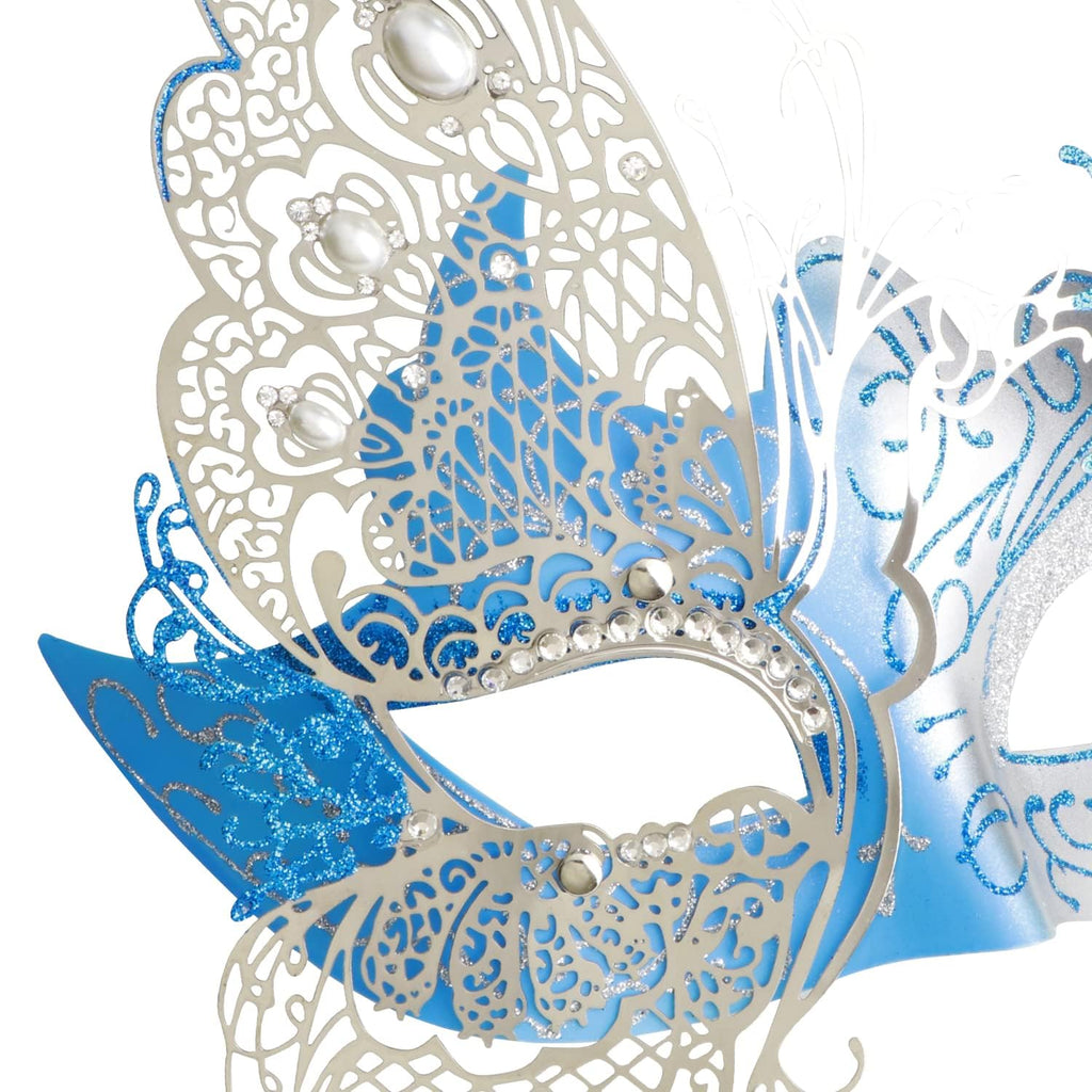 Coddsmz Mysterious Venetian Butterfly Shiny Butterfly Lady Masquerade Halloween Mardi Gras Party Mask