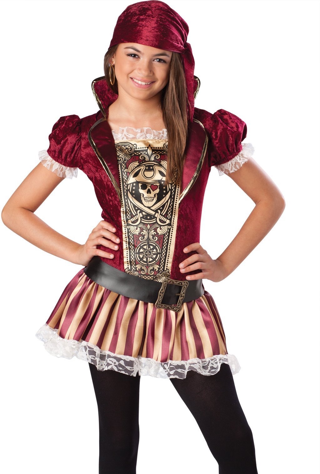 Swashbucklin' Sass Child Costume, Medium (Age 10-12)