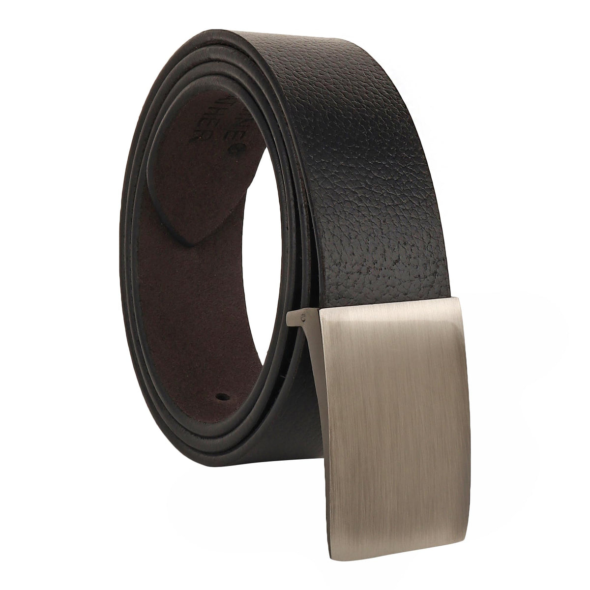 Usl Formal Genuien Leather Belt For Men | Casual Leather Belt For Men (28, Black 362) 3.15 x 2.44 inch.