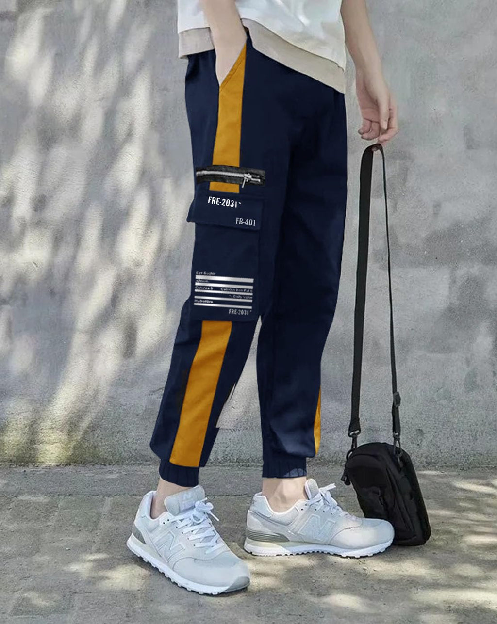 Noble Monk Track Pant For Men | Stylish Track Pants | Cargo Pockets |Baggy Fit JoggerS For Men