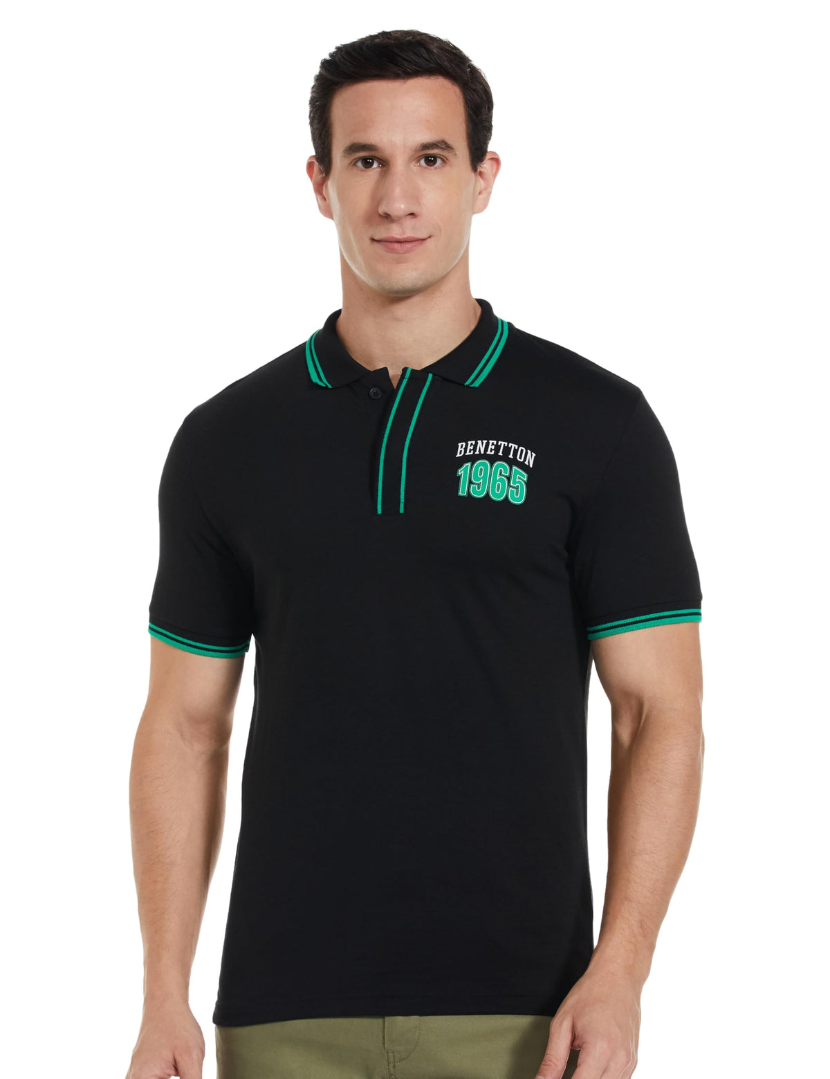 Collar Placket Tipping Polo