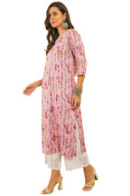 Soch Womens Rayon Floral Regular Kurta