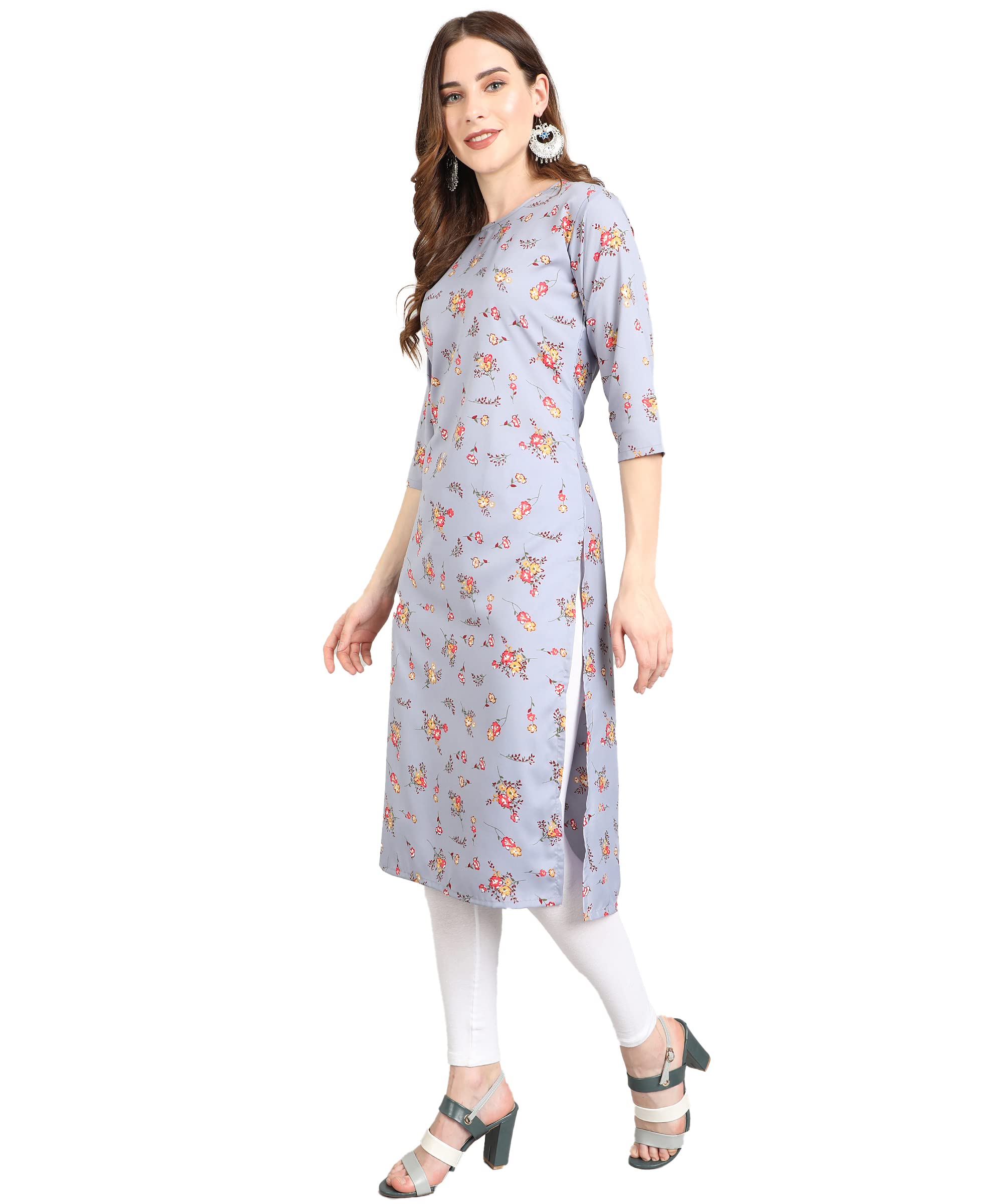 Lookmark Women'S Crepe Regular Kurti