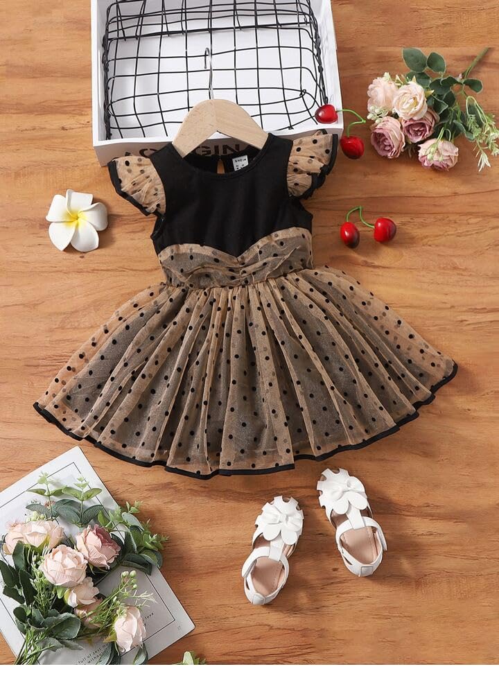TAGAS Baby-Girls Velentino Fit and Flare Knee-Length Dress