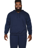 Fruit of the Loom Eversoft Fleece Hoodies, Moisture Wicking & Breathable, Hooded Sweatshirt, Navy Pullover, Small