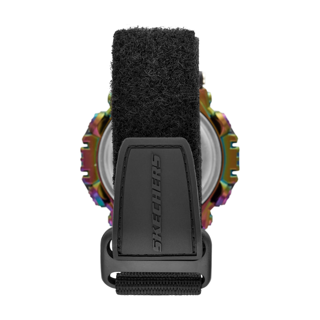 Skechers Men's Keats Digital Chronograph Watch, Color: Black Iridescent (Model: SR1118)