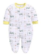 BabyGo Baby Half Sleeve Rompers 100% Cotton Rompers for New Born Baby Boys|Daily Suits for Baby Boys| 3X6M|GREEN|Onesies| Infant