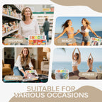 Burskit Snack Bag Clear Chenille Varsity Letter Zipper Pouch for Travel Nylon Clear Cosmetic Bag Makeup Travel Bag for Women (Wh