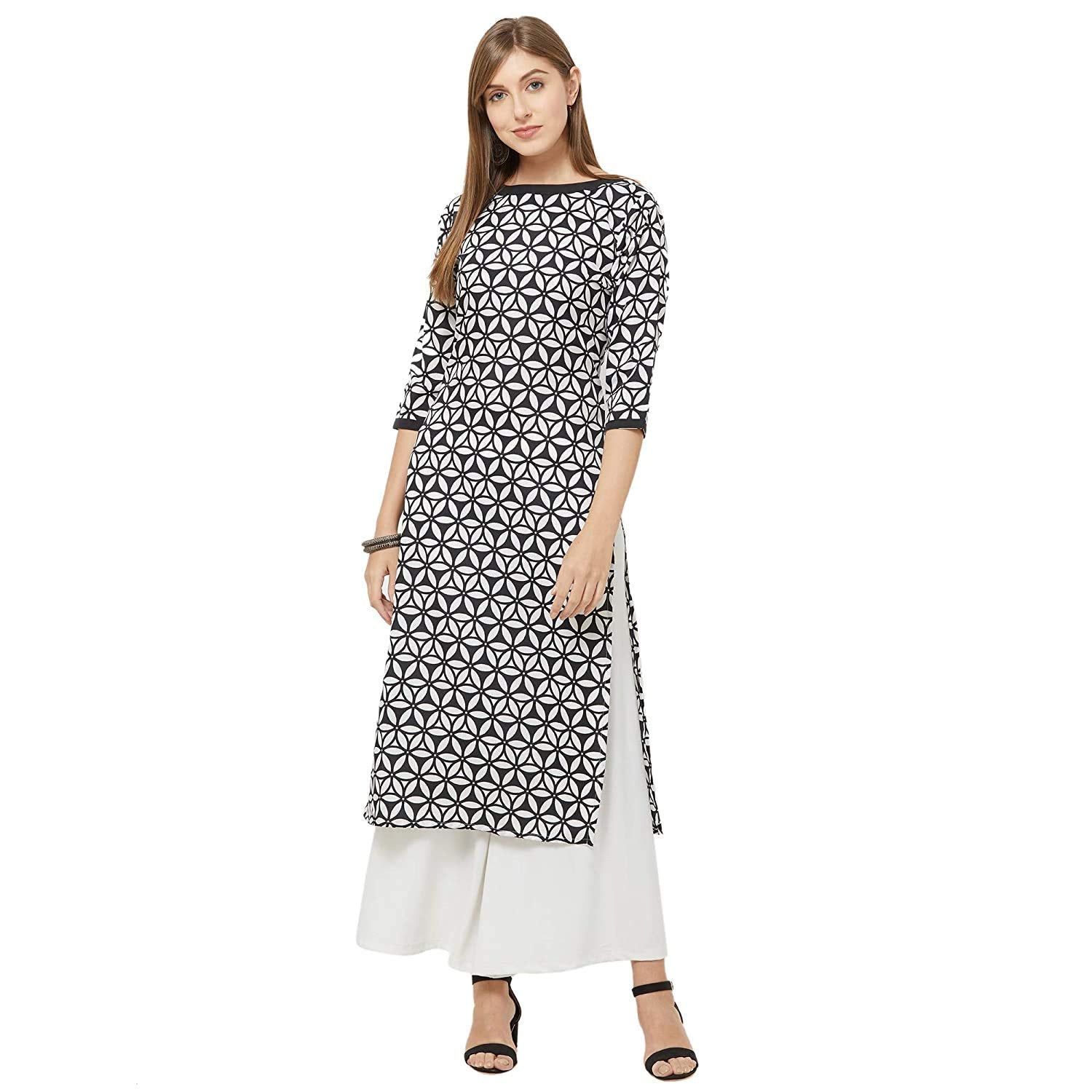 Gosriki Women'S Crepe Straight Kurta