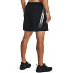 Under Armour Men's Woven Graphic Shorts, (001) / Black/White, Small
