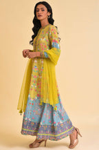 W For Woman WomenS Polyester Dress & Dupatta (S23W1297120208_Light_Olive