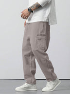 Men Loose Fit Mens Flip Pocket Cargo || Mens Stylish Cotton Loose Fit Denim Cargo Jeans || Multi-Pocket Styling || Perfect for