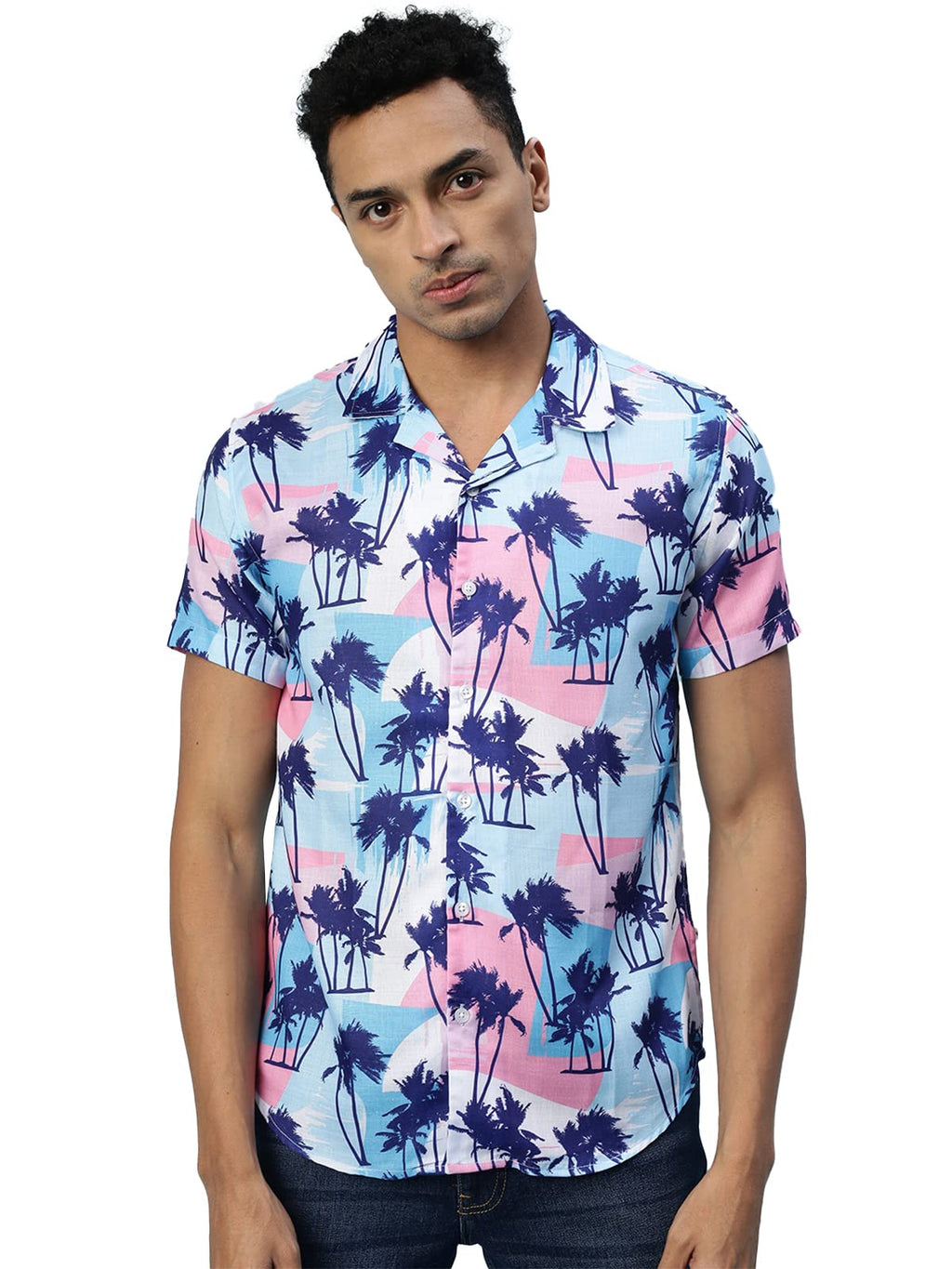 Veirdo Men's Tropical Regular Fit Shirt