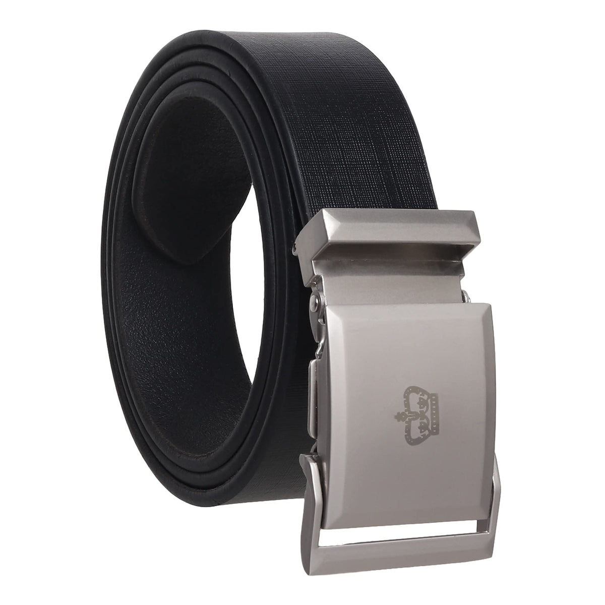 Usl MenS Leather Army Lock Black Belt For Men | Casual Mens | Leather Belt (34) 34