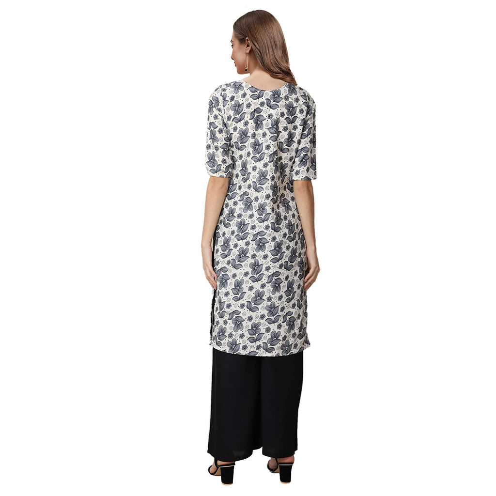 Pinkmint Women'S Crepe Digital Print Straight Kurta [Pack Of 5](Sv-377-357-375-355-352-Xxl)