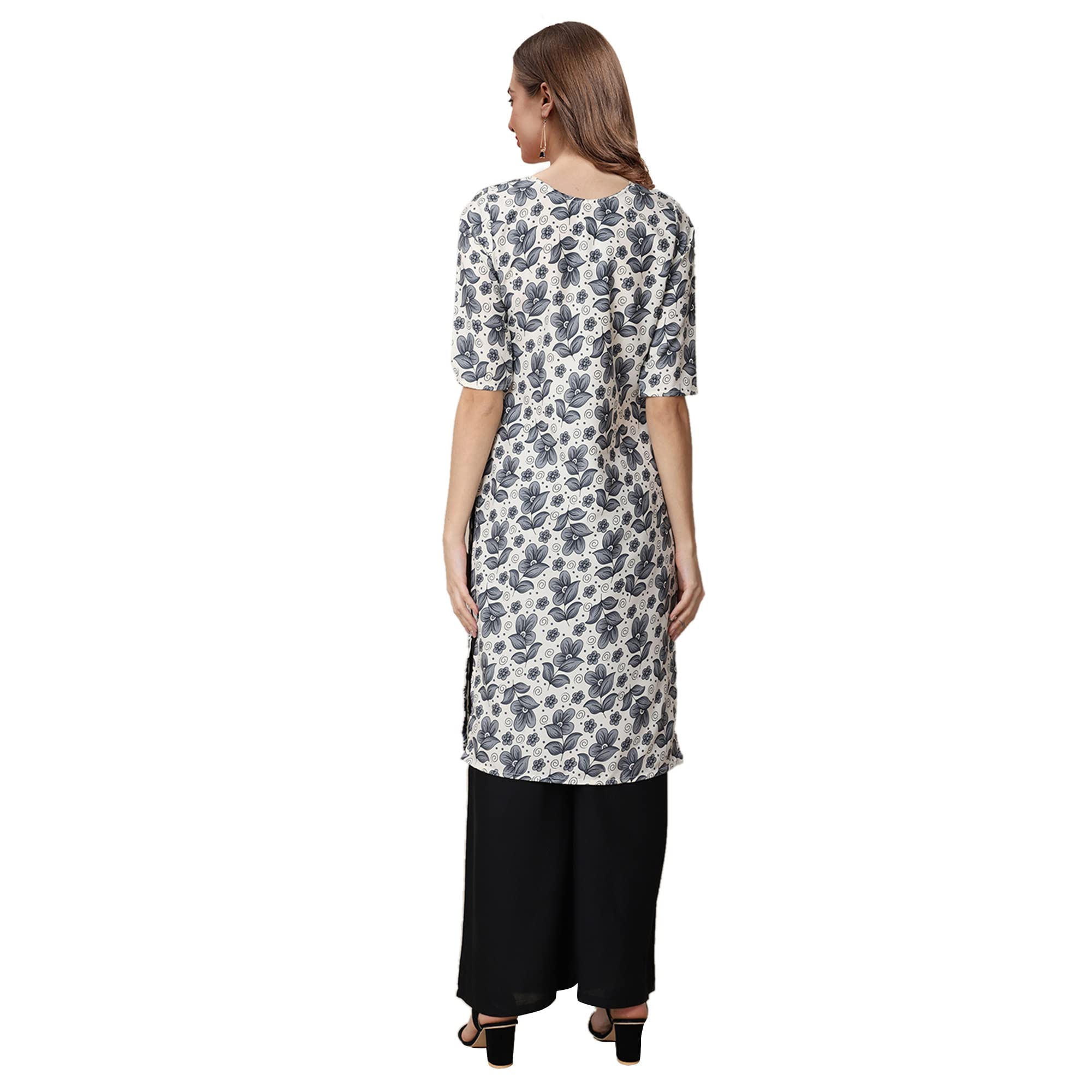 Pinkmint Women'S Crepe Digital Print Straight Kurta [Pack Of 5](Sv-377-357-375-355-352-Xxl)