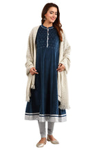 Aurelia Women'S Cotton Kurta (19Noa11142-600884_Blue_Medium)