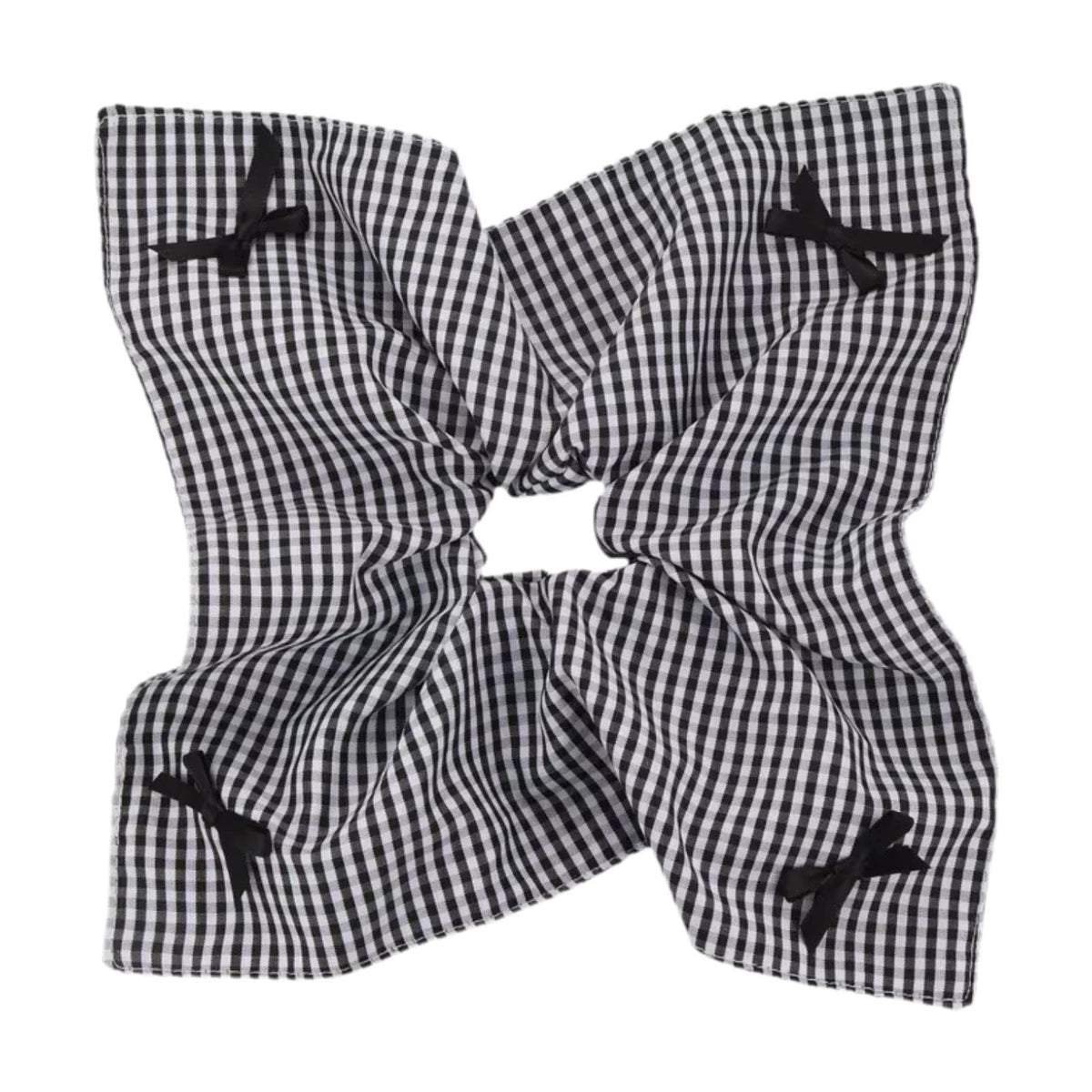 Enakshi Checkered Scrunchie Fashion Ornament Elastic Headband For Dance Party Travel Black White|Clothing, Shoes & Accessories | 23-239