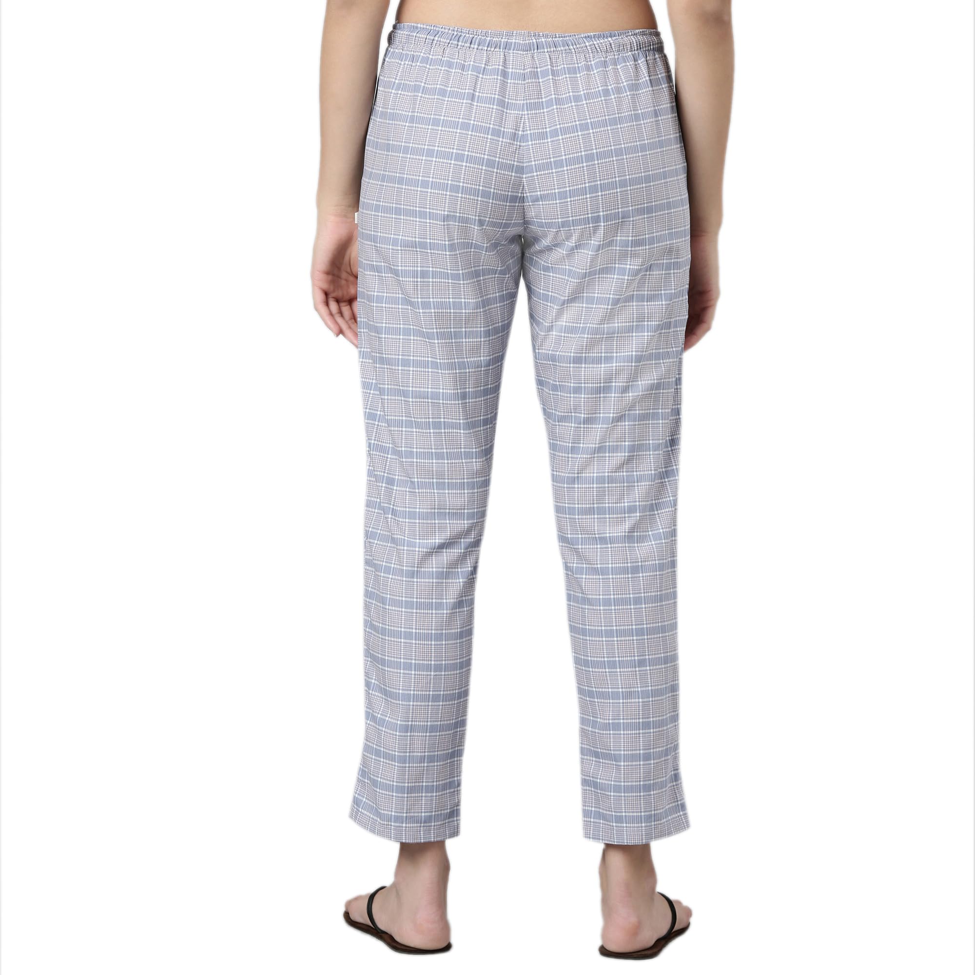 Enamor E4A5 Mid-Rise Straight Leg Pant for Women with Side Pockets