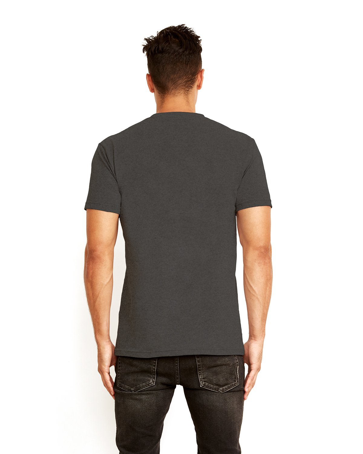 Next Level Men's Sueded Crew 2XL HEATHER CHARCOAL