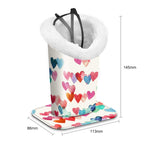 Fintie Plush Lined Eyeglasses Holder, Glasses Stand Case, Anti-scratch Glasses Storage Organizer for Desk, Nightstand, Office, R